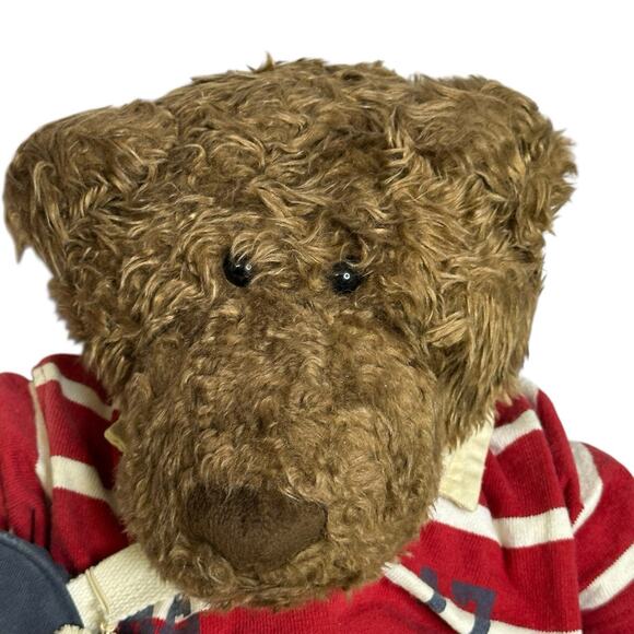 Gund Teddy Bear for American Eagle Outfitters Brown Plush Polo Shirt Bag 19in - Picture 3 of 5